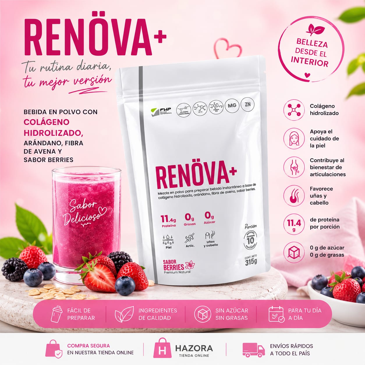 RENOVA+ Colágeno Hidrolizado Premium